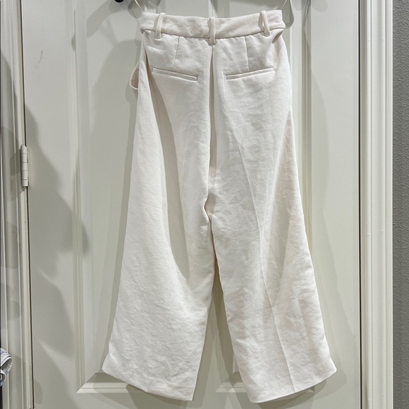 Aritzia Wilfred dress ankle/cropped pants cream size 0 - Picture 3 of 5